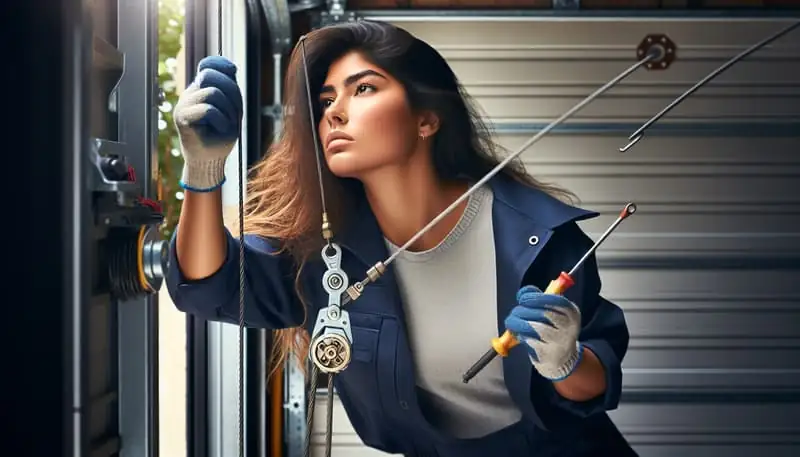 Garage Door Cable Repair — Venice