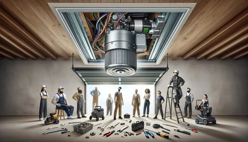 Garage Door Opener Repair — Downtown